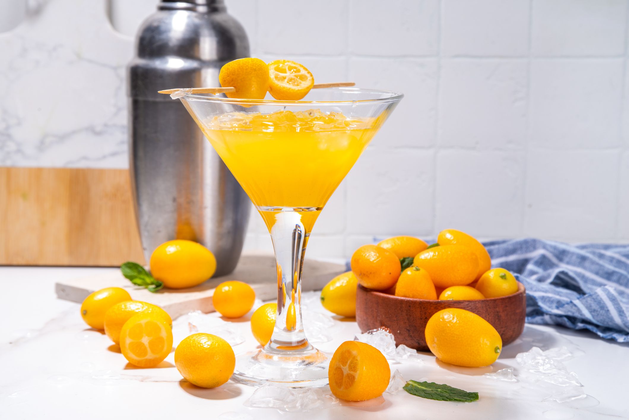 A refreshing kumquat liqueur