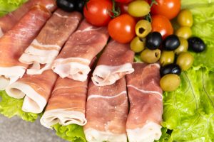Traditional serrano ham, dry-cured pork jamon