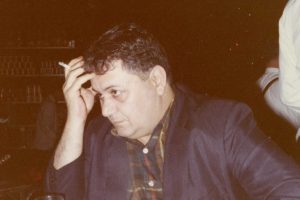 Manos Hadjidakis photographed in New York in 1968 by Dimitris Vernicos