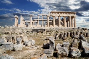 The Temple of Aphaia on Aegina—a symbol of the island’s former glory before its defeat and subjugation by Athens during the Peloponnesian War

Credit - Wikipedia